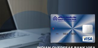 Indian Overseas Bank Visa International Credit Card